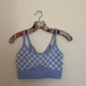 Checkered nursing bralette